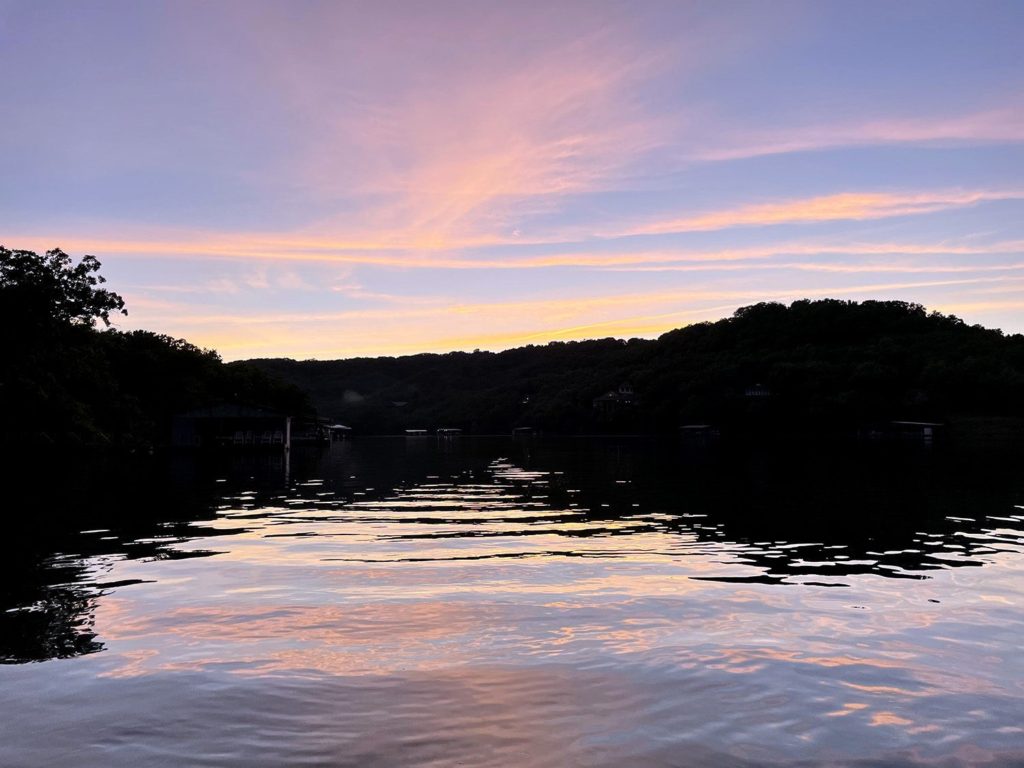 Sunset at Beaver Lake June 2022