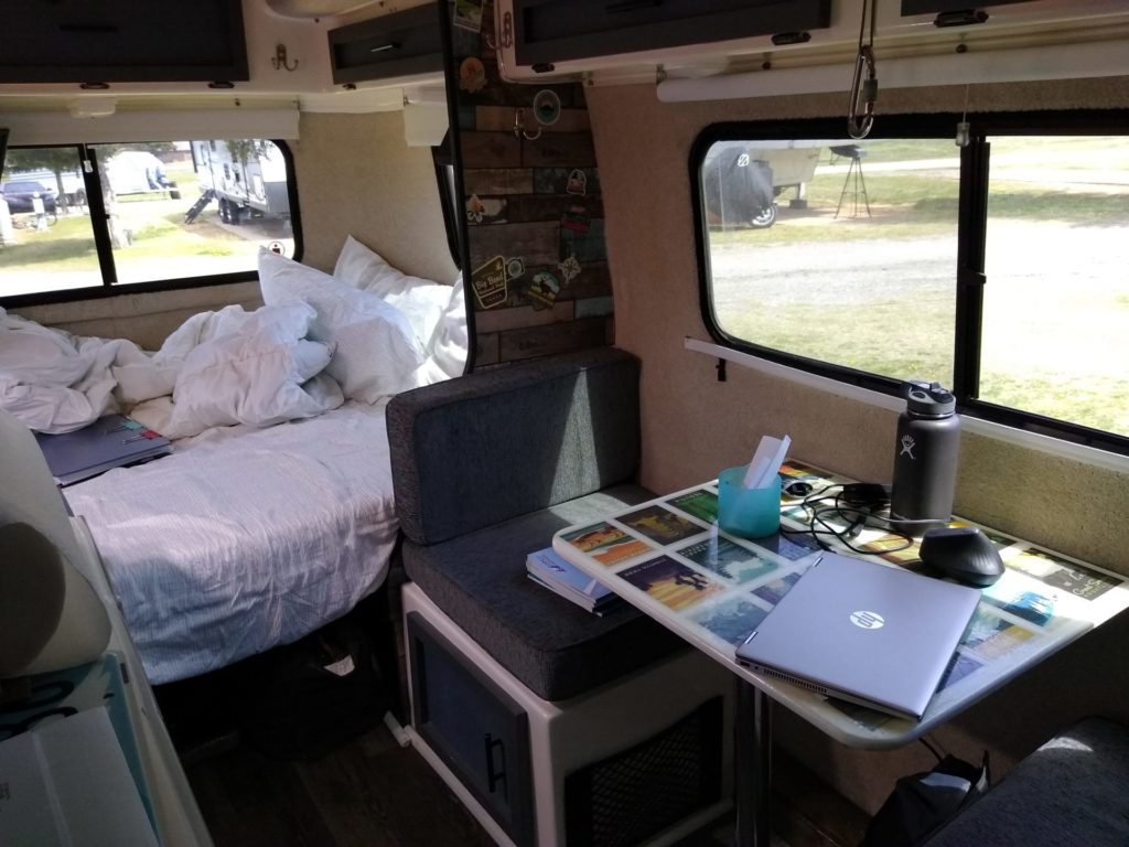Ready to check some emails at Lake Carl Blackwell, Stillwater, OK.