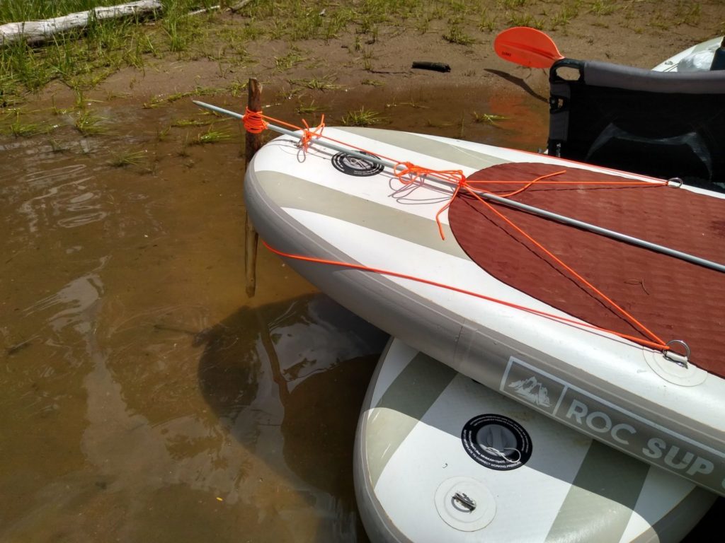 Dillion Lake, CO - lost my fin and crafted this monster. It worked about 60% as well as the real one, but way better than nothing.
