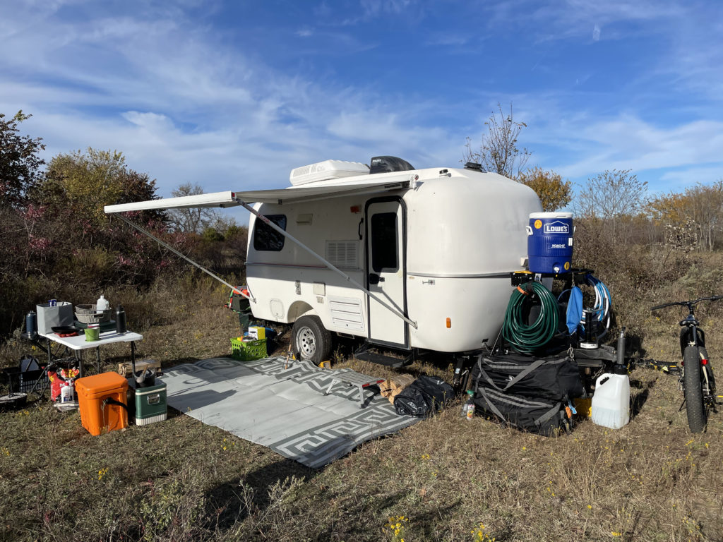 First boon docking setup and camp! Whoohoo!