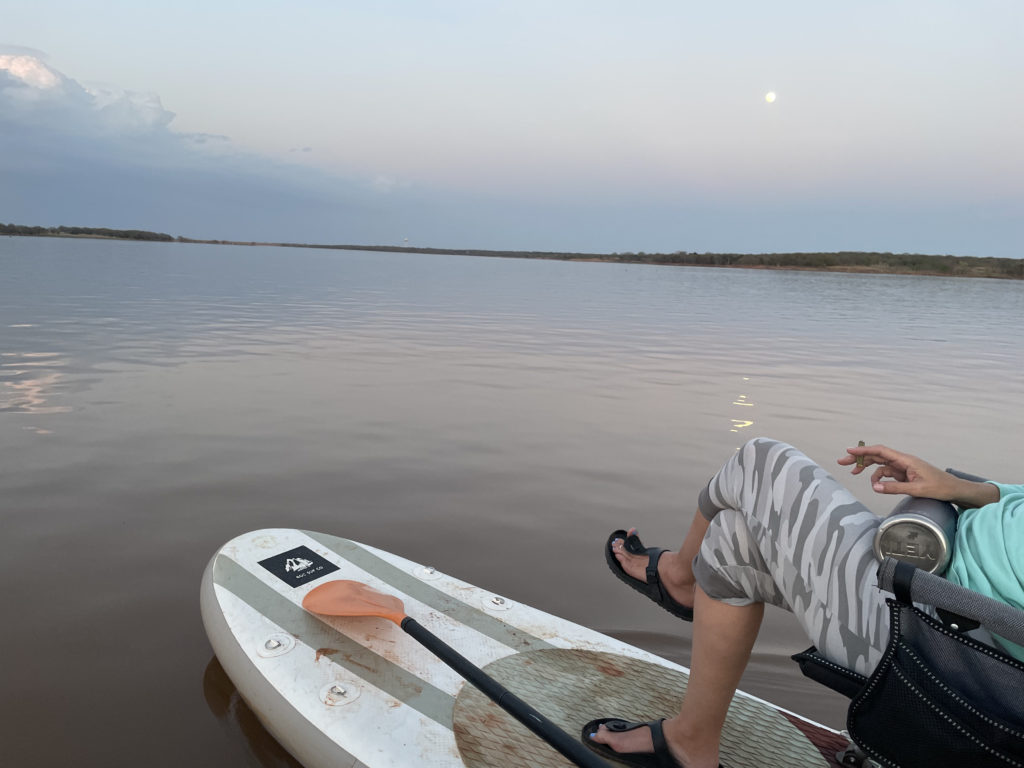 A beautiful evening on Lake Arcadia
